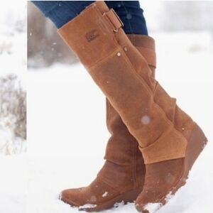 Sorel Toronto Suede Wedge Waterproof Tall Boot Elk